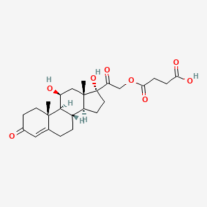 Chemical structure of Hydrocortisone Succinate