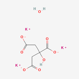 Chemical structure of Potassium Citrate