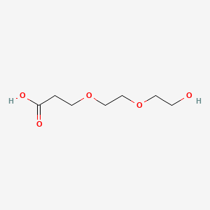 Chemical structure of Hydroxy-PEG2-acid