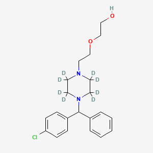 Chemical structure of Hydroxyzine D8