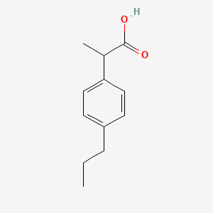 Chemical structure of Ibuprofen impurity 1