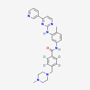 Chemical structure of Imatinib D4