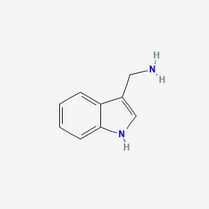 Chemical structure of Indole-3-methanamine