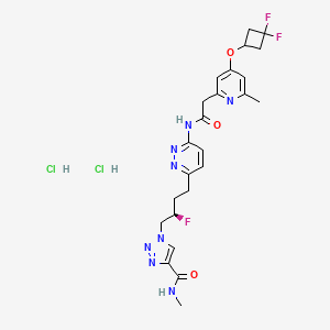 Chemical structure of IPN60090 dihydrochloride