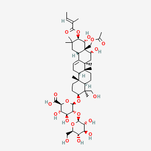 Chemical structure of Isoescin Ie