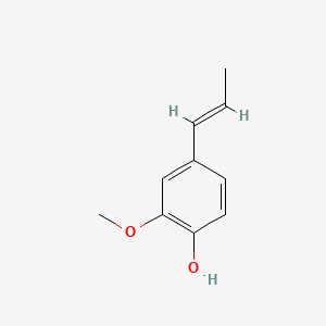 Chemical structure of Isoeugenol