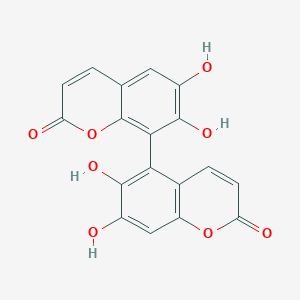 Chemical structure of Isoeuphorbetin