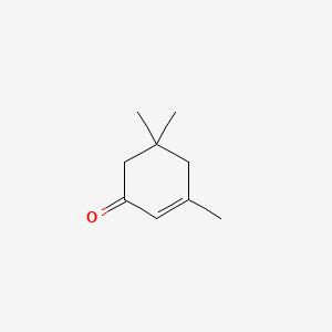 Chemical structure of Isophorone