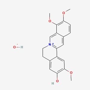 Chemical structure of Jatrorrhizine hydroxide