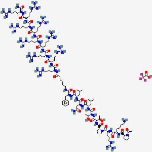 Chemical structure of JTP10-R9 TFA