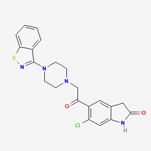 Chemical structure of Keto Ziprasidone