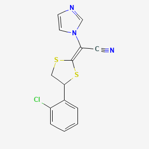 Chemical structure of Lanoconazole