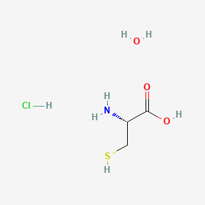 Chemical structure of L-Cysteine hydrochloride hydrate