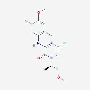 Chemical structure of Lenalidomide-C4-NH2 hydrochloride