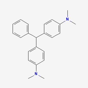 Chemical structure of Leucomalachite green