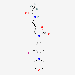 Chemical structure of Linezolid D3