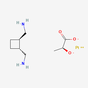 Chemical structure of Lobaplatin