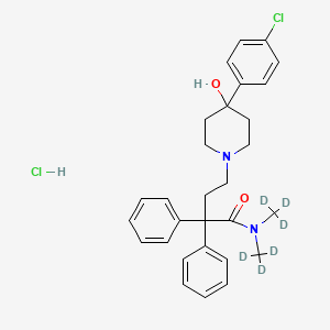 Chemical structure of Loperamide D6 hydrochloride