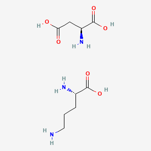 Chemical structure of Ornithylaspartate