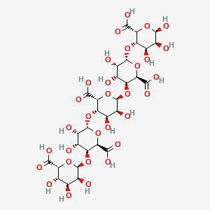 Chemical structure of L-Pentaguluronic acid