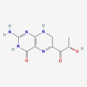 Chemical structure of Sepiapterin