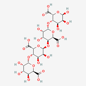 Chemical structure of L-Tetraguluronic acid