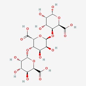 Chemical structure of L-Triguluronic acid