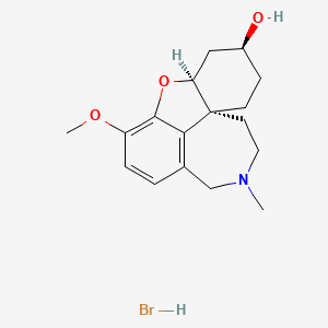 Chemical structure of Lycoramine hydrobromide