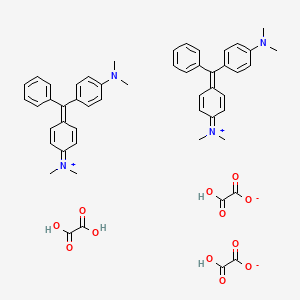 Chemical structure of Malachite green oxalate