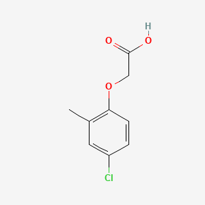 Chemical structure of MCPA
