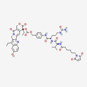Chemical structure of Mc-VC-PAB-SN38
