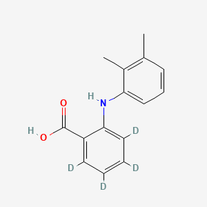 Chemical structure of Mefenamic acid D4