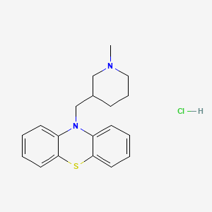Chemical structure of Mepazine hydrochloride