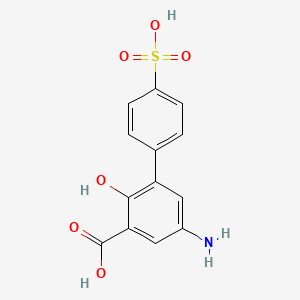 Chemical structure of Mesalamine impurity P