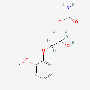 Chemical structure of Methocarbamol D5