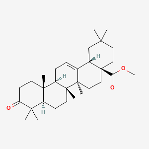 Chemical structure of Methyl oleanonate