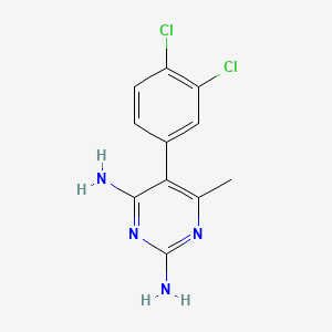 Chemical structure of Metoprine