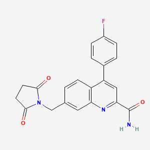 Chemical structure of mGluR2 antagonist 1