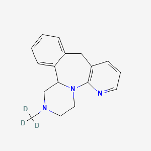Chemical structure of Mirtazapine D3