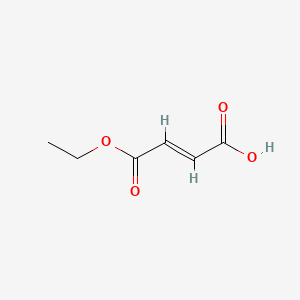 Chemical structure of Monoethyl maleate
