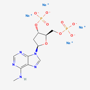 Chemical structure of MRS2179 tetrasodium hydrate