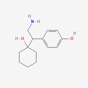 Chemical structure of Tridesmethylvenlafaxine
