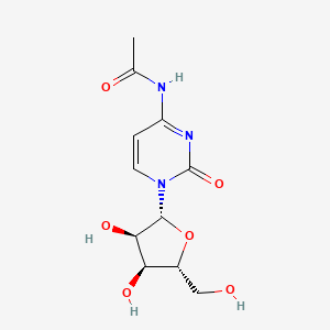 Chemical structure of N4-Acetylcytidine