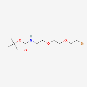 Chemical structure of N-Boc-PEG3-bromide
