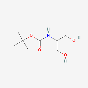Chemical structure of N-Boc-serinol