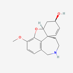 Chemical structure of N-Desmethylgalantamine