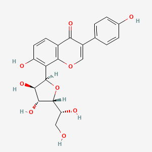Chemical structure of Neopuerarin A