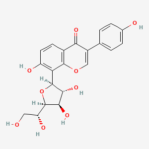 Chemical structure of Neopuerarin B