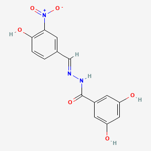 Chemical structure of Neuraminidase-IN-1