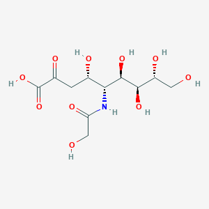 Chemical structure of N-Glycolylneuraminic acid